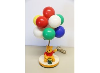 Winnie The Pooh Bear Balloon 3 Way Nursery Lamp (1980's)