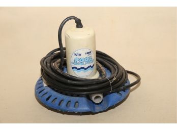 Rule Pool Cover Pump In Working Condition