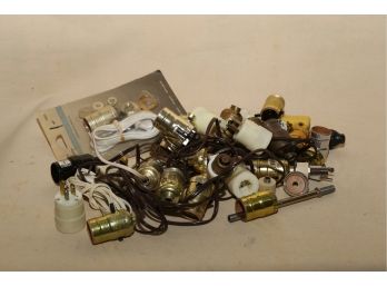 Lot Of Lamp Parts As Pictured