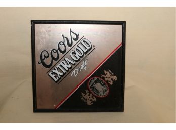 Vintage 16 Inch Framed Coors Sign 1993