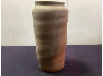 Brown Pottery Vase