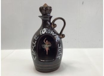 Little Brown Jug With Ballerina Music Box