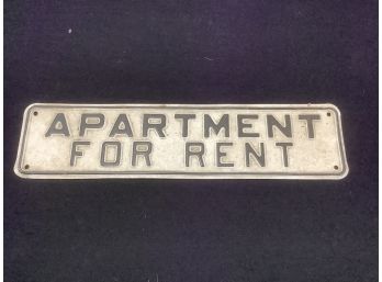 Apartment For Rent Sign