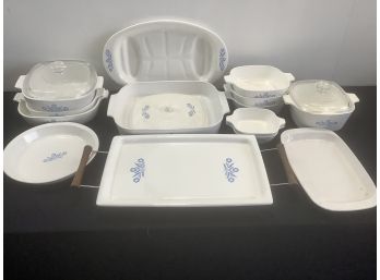 Corning Ware Blue Flower Lot