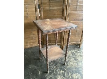 Square Wood Side Table