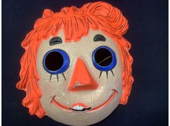 Vintage Medium 8-10 Raggedy Ann Costume With Mask