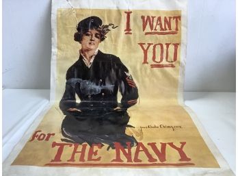 I WANT YOU FOR THE NAVY  Poster