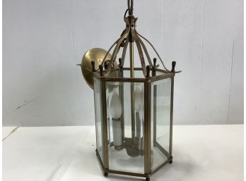 Vintage Brass Light Fixture