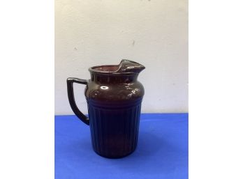 Dark Purple Glass Pitcher