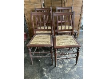 Early Caned Chairs