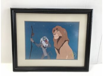 Disney Lithograph Of The Lion King