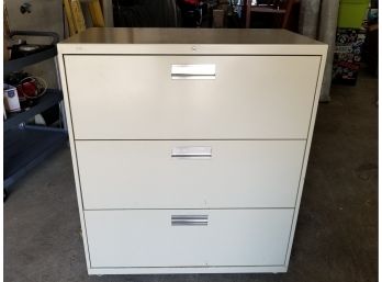 HON Three Drawer Lateral Filing Cabinet