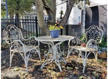 Iron Patio Table And Chairs