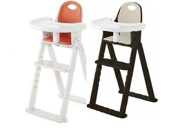 Two Svan Baby To Booster Bentwood Folding Highchairs