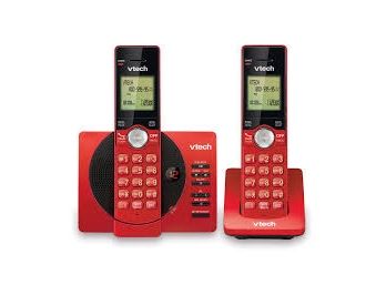 Vtech Cordless Digital Answering System Red