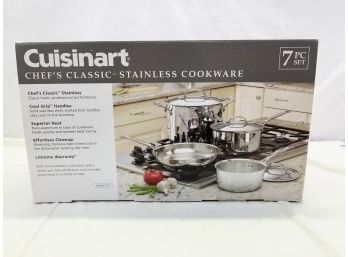 Cuisinart Seven Piece Chef's Classic Stainless Cookware