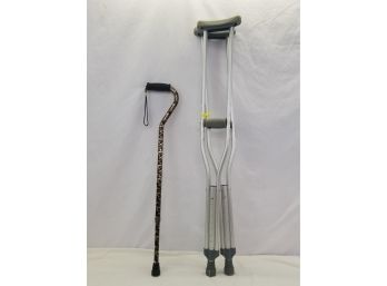 Crutches And Cane