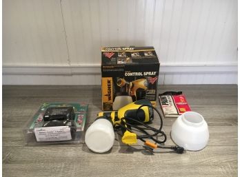 Wagner Paint Sprayer And Battery Trickle Charger