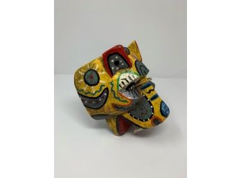 Painted Wood Mask, Exotic Look