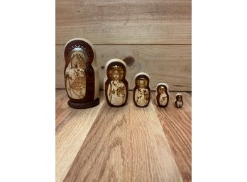 Set Of Russian Nesting Dolls