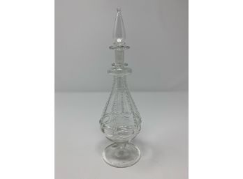 Hand Blown Glass Perfume Bottle Made In Egypt