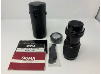 Sigma Camera Lens