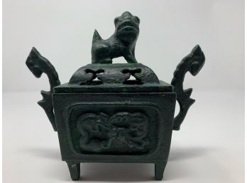 Cast Iron Incense Burner By Paul Marshall, Vintage Piece