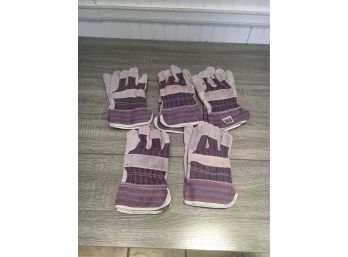 5 Pairs Of Heavy Duty Work Gloves