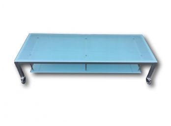 Modern Designer Glass Top Coffee Table By Callagaris, Really Cool Modern Look