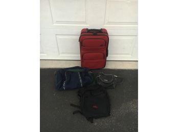 Samsonite Suitcase With Other Bags