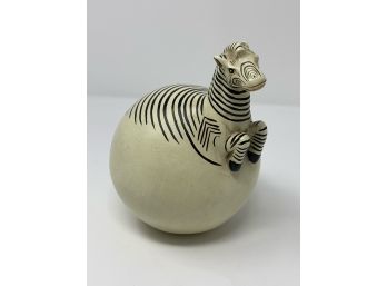 Very Cool Pottery Zebra Sculpture