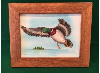 Signed Oil Painting Of A Duck, Great Detail