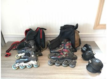 2 Pair Of Roller Skates, K2 Power Transfer 3.0 And Oxygen XE 1.1