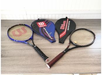 Pair Of Wilson Tennis Rackets