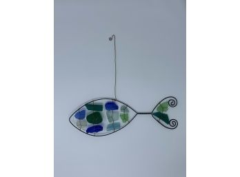 Hanging Fish With Seaglass