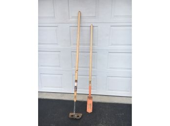 Pair Of Rigid Yard Tools