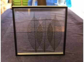 West Elm Glass Foliage Wall Art