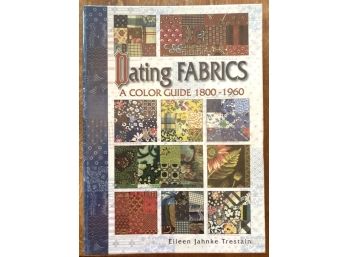 Fabulous Book 'DATING FABRICS' A COLOR GUIDE 1890-1960