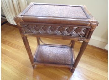 Small Bamboo Side Table