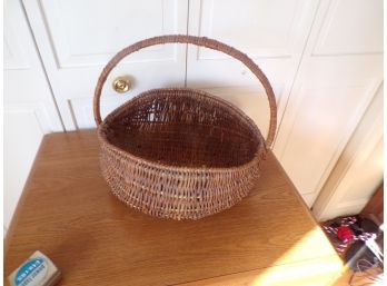 Antique Willow Pumpkin Basket