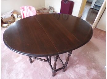 Walnut Gateleg Oval Table