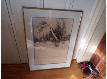 Artist Proof 'Winter Woods Scene'