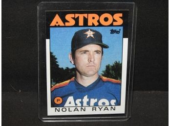 1986 Topps Nolan Ryan Baseball Card