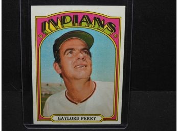 1972 Topps Gaylord Perry Baseball Card