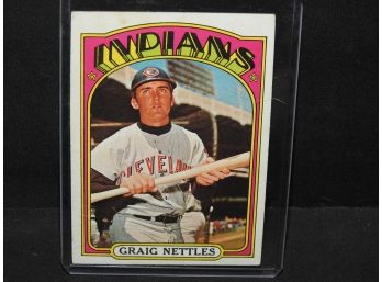 1972 Topps Craig Nettles Baseball Card