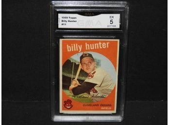 Graded VG 1959 Topps Billy Hunter Baseball Card