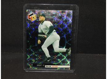 1999 Upper Deck Derek Jeter REFRACTOR Baseball Card