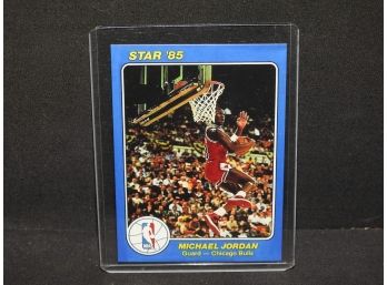 Star 86 Michael Jordan Basketball Card