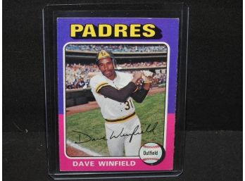 1975 Topps Dave Winfield Baseball Card