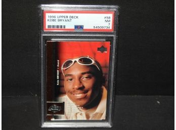 Graded NEAR MINT 1996 UD Kobe Bryant ROOKIE Basketball Card